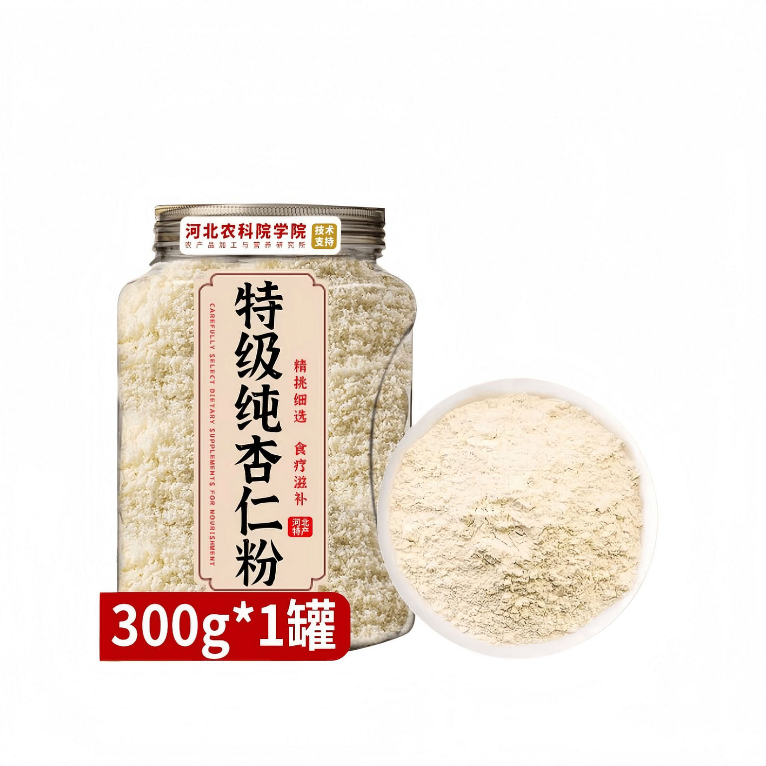 Pure Almond Flour Nutrition 300g * Can 300 g