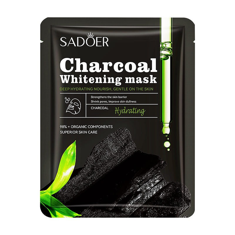 BambooCharcoal WhiteningHydratingBlackMask-5pieces 1 개