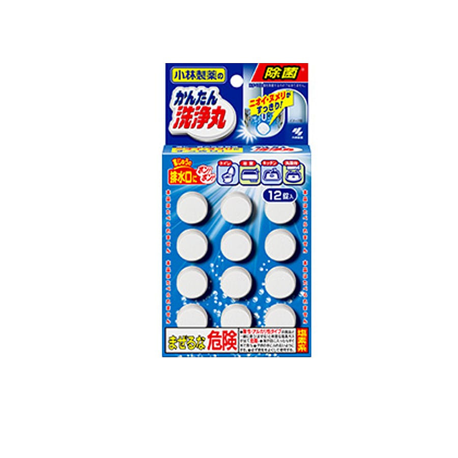 KOBAYASHI Sewerage Drainage Pipe Deodorant Scavenger Cleaner 12pcs/ 1 ส่วน