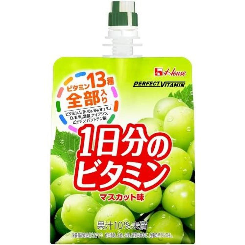 House Wellness Foods Perfect Vitamin Jelly Grape Flavor Beverage Nutri 180g 1 phần