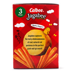 Calbee Jagabee Ketchup Flavored Potato Snack 3pk 90 g