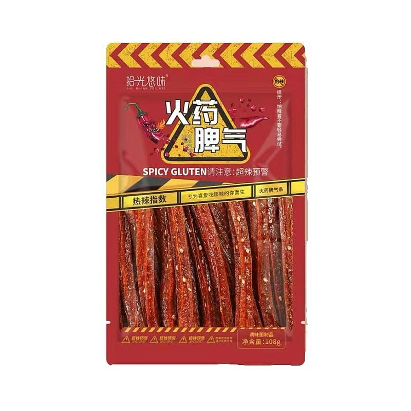 Pick up the light and easy flavor gunpowder temper strips stick super spicy 108g 108 g