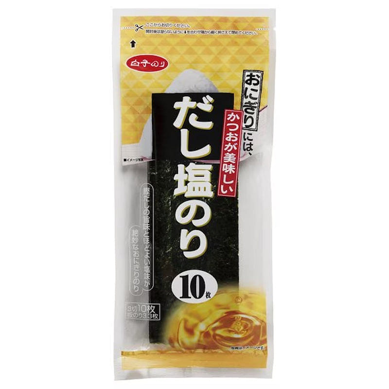 白子高汤盐饭团海苔 10 片 1 份