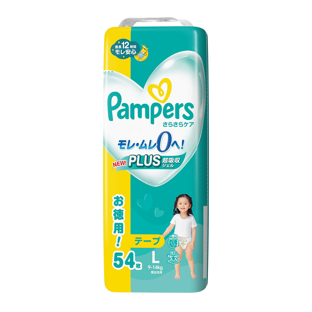 Pampers Large Tape Diapers 9-14kg 54pc 1 pack