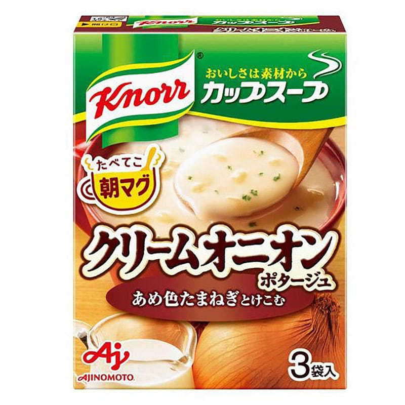 Ajinomoto Instant Soup Cream of Onion Soup 3 Packs 1 ส่วน