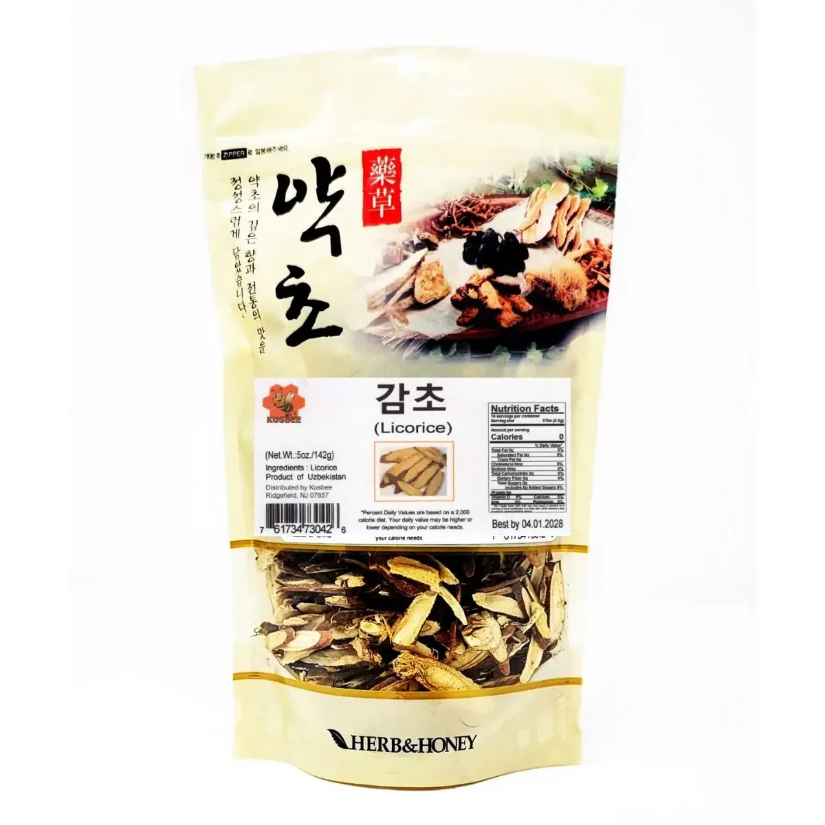 KOSBEE 프리미엄 감초 슬라이스 140g 1 개