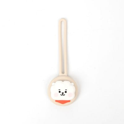 BT21 Little Buddy AirTag Cover Case with All in One Silicon Strap RJ 4 oz