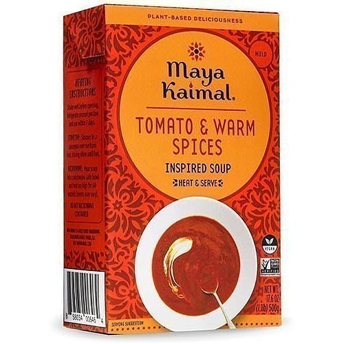 Maya Kaimal Tomato & Warm Spices Soup, 17.6 oz pack 17.6 ออนซ์