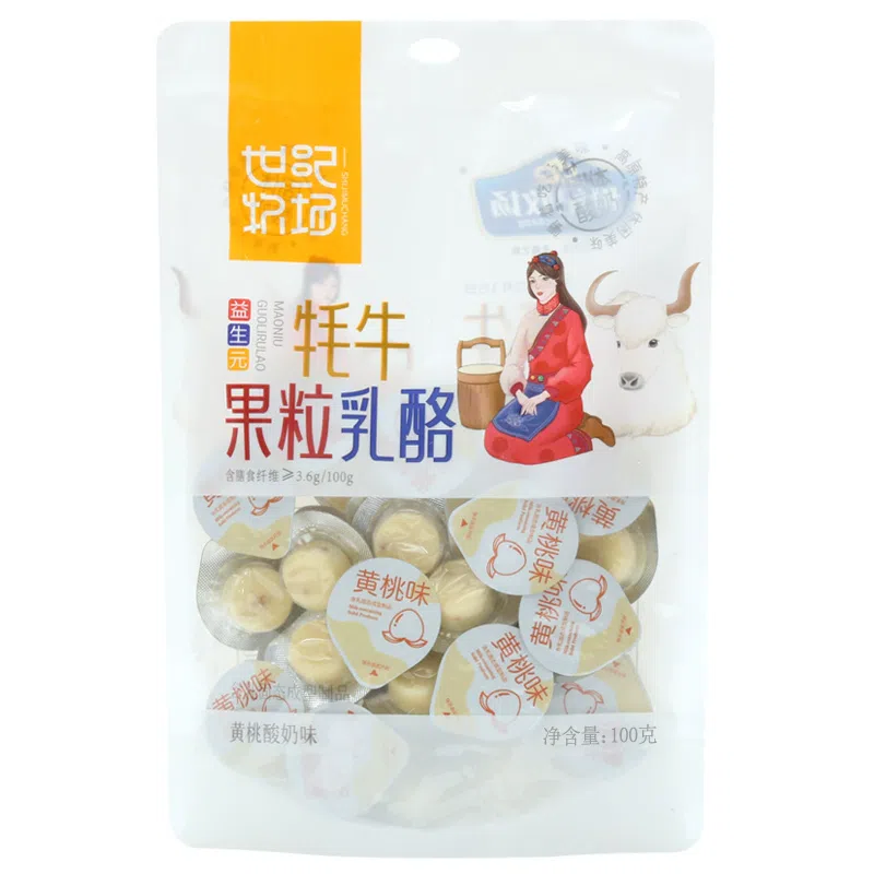 Cheese solid yogurt stick yellow peach *1 bag 100 그램