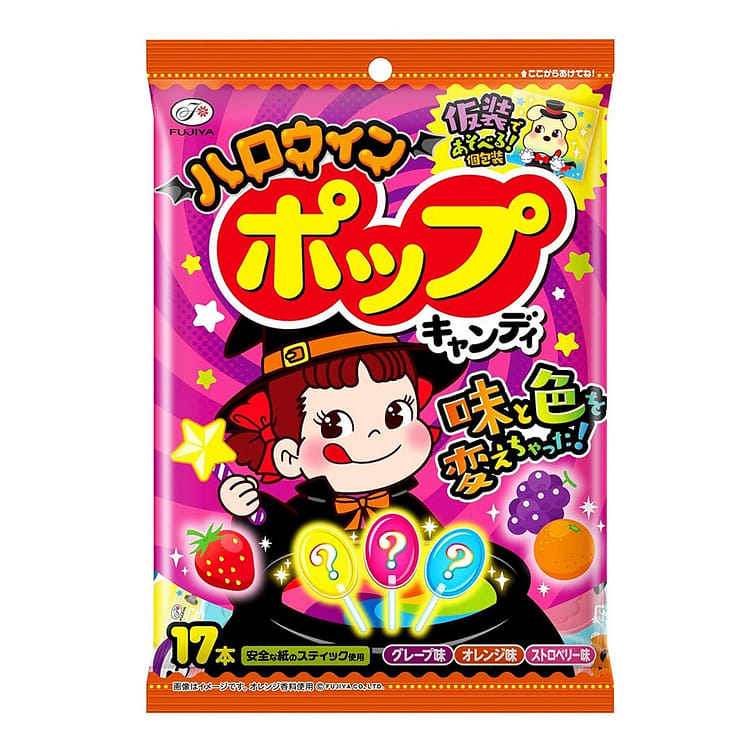 不二家 ポップキャンディ袋 17本 - Weee!