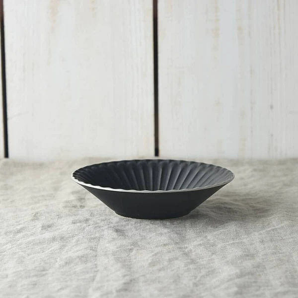 Shush Grace Mino Ware Fruit Bowl Crystal Black 1 개