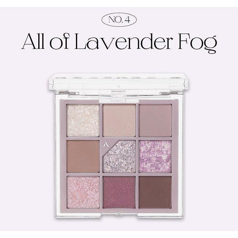 UNLEASHIA Glitterpedia Eye Palette 6.2g (7 colors) No4 All of Lavender Fog 6.2 克