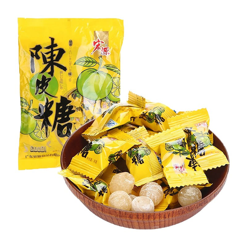 Hongyuan Tangerine Peel Candy Plum Candy 355g 355 g