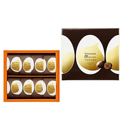 TAMAYA Chocolate marron tamago 8 pieces 1 box