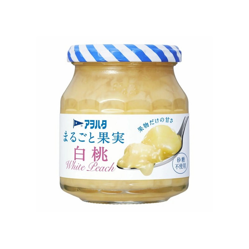 Aohata Whole Fruit White Peach 250g 1 bottle