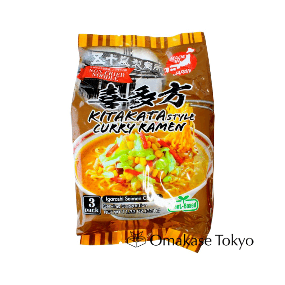 IGARASHI VEGAN RAMEN Kitakata Curry (3 Servings) 11.68 oz