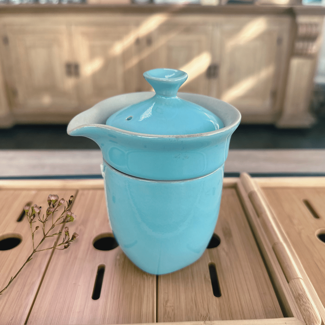 China [Tianfu Tea] Beau Japanese Style Rough Ceramic Sipping Cup - Blue 1 개