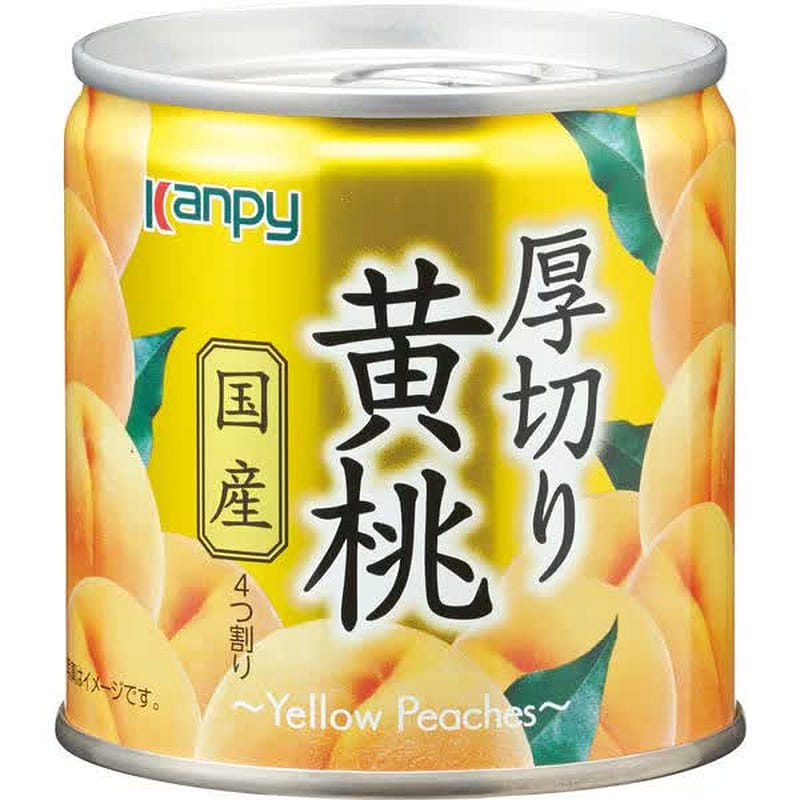 Kato Thick-Sliced Japanese Yellow Peaches 195g 1 each