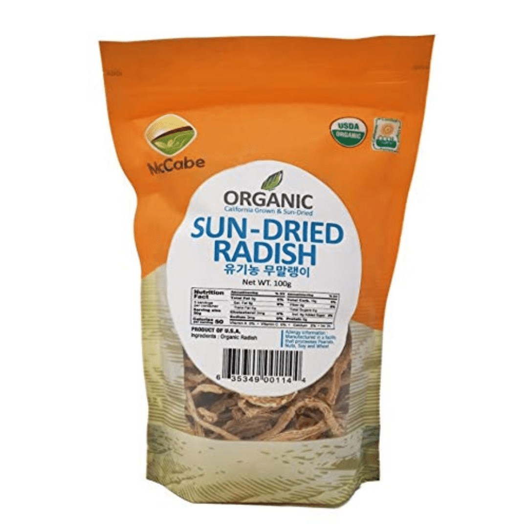 McCabe Organic Sun-Dried Radish, 100g, USDA Certified Organic, 100 그램