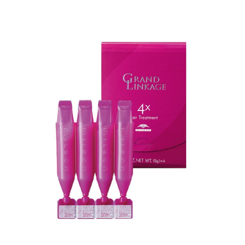 MILBON Grand Linkage Hair Mask 4pcs/box Dark Pink 1 개