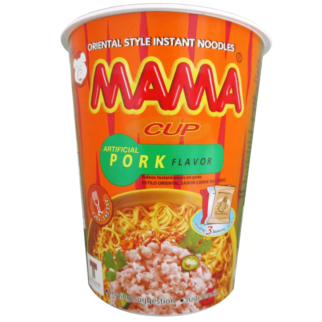 Mama Pork Flavor Instant Cup Noodles 2.47oz 1 cup 1 each