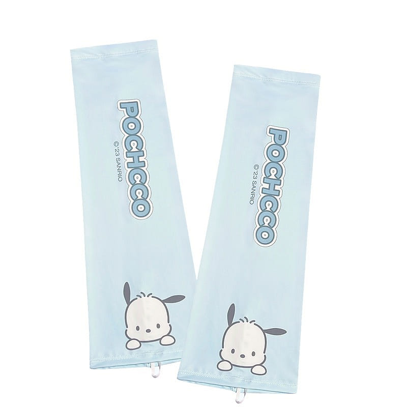 Sanrio UV Blocking Arm Sleeves/Sun Protection Arm Sleeves- Blue Pochacco 1Pair 1 each
