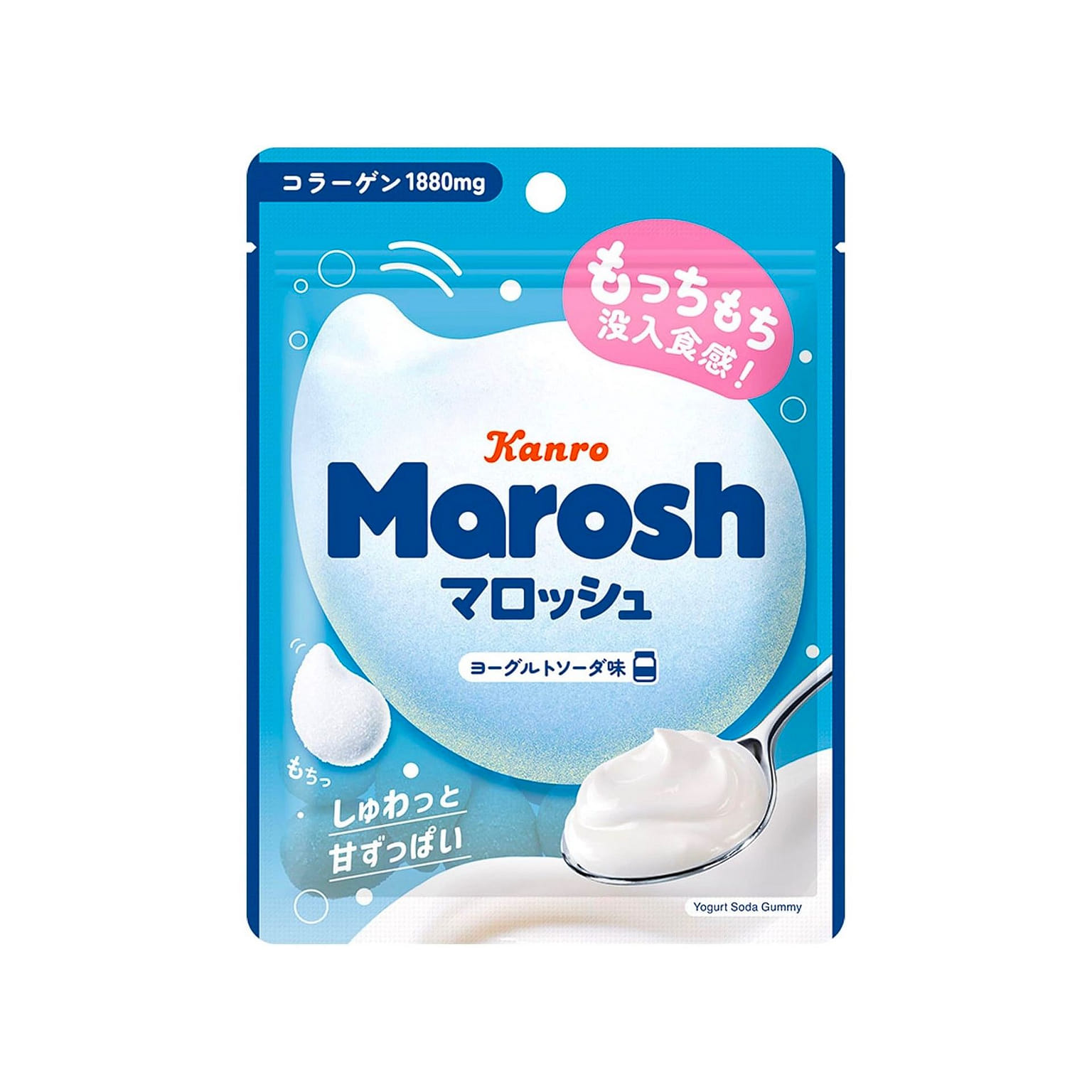 Gummy Marosh Yogurt Soda Marshmallow Kanro 50g 1 ส่วน