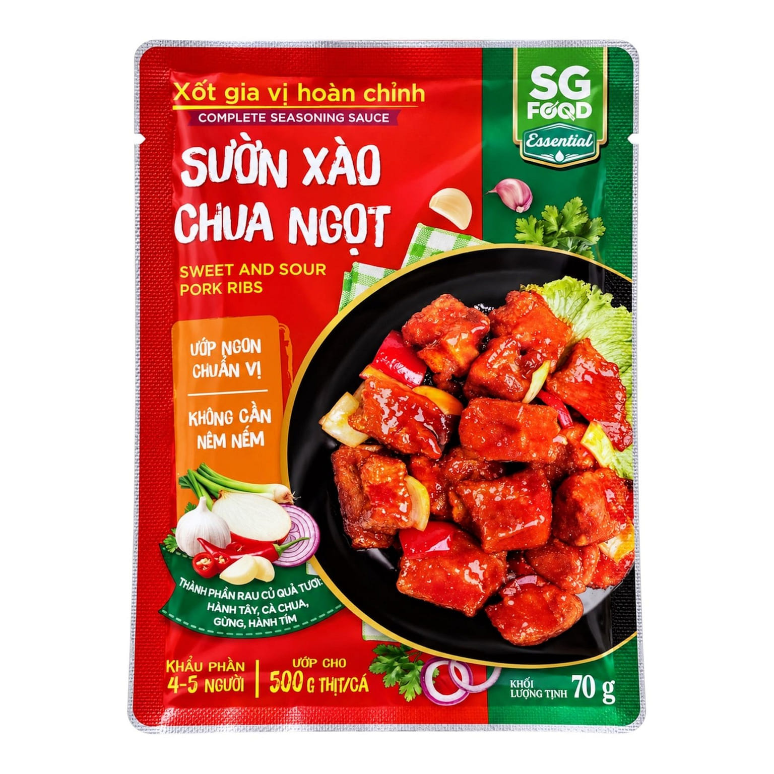[SG Food] Sweet and Sour Pork Ribs Seasoning Sauce 70 g
