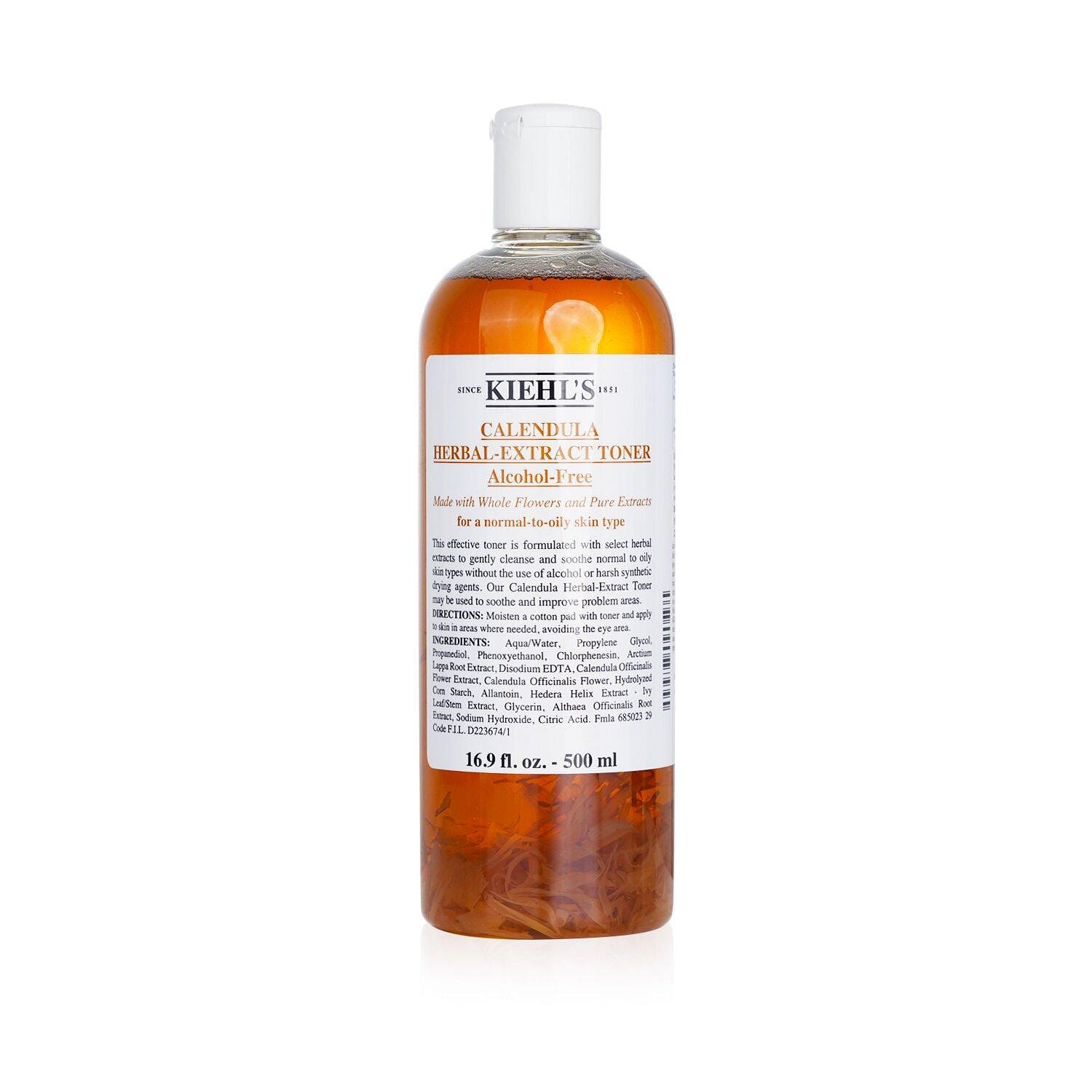 Kiehl's Calendula Herbal Extract Alcohol-Free Toner - For Normal to Oily Skin Types /S 500ml/16.9oz 500 ml