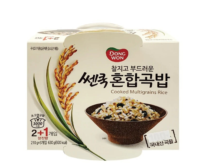 Dongwon Cooked Mixed Rice 3pk 630 g