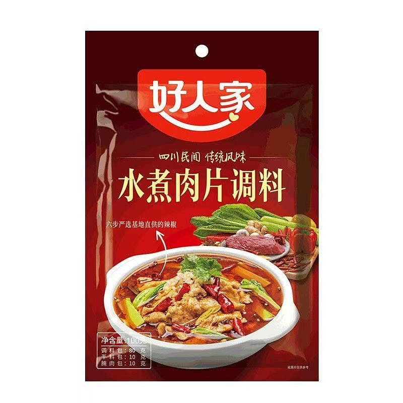 Hao Ren Jia boiled pork slices 100g*1 bag 100 グラム