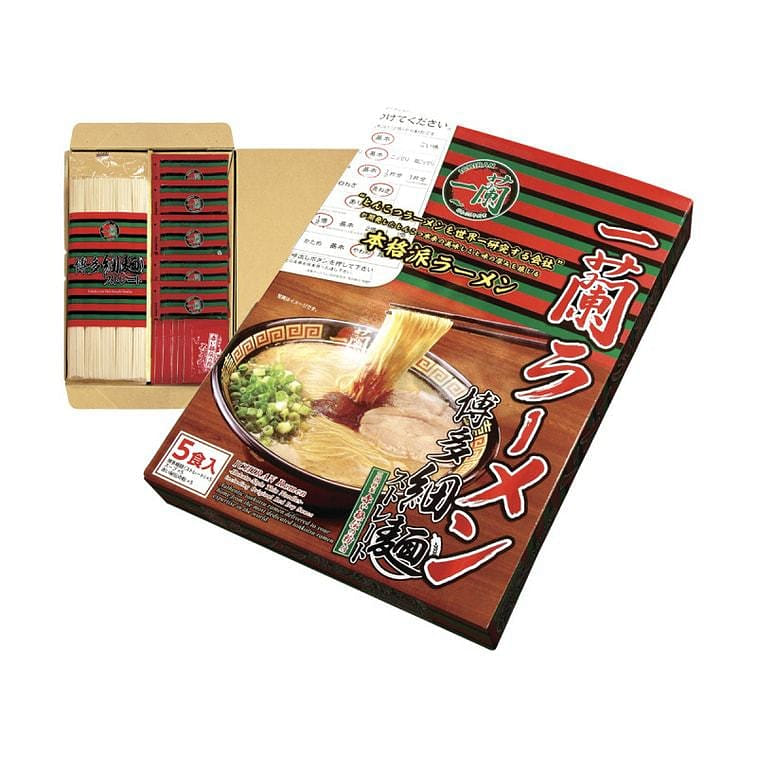 ICHIRAN Ramen Hakata Thin Noodles 5 Packs 1 개