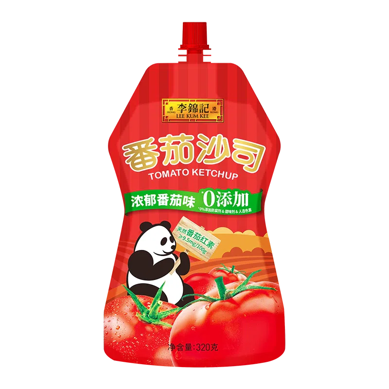 Lee Kum Kee 0 Fat Tomato Sauce 320g*1 Bag 320 g