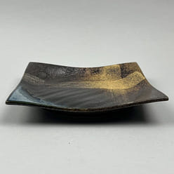 Made-in-Japan Shin Nishiki Square Appetizer Plate in 6.6" 1 each