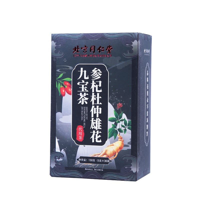 [Beijing Tongrentang Authentic] Ginseng and Eucommia Xionghua Jiubao Tea 150g 150 グラム