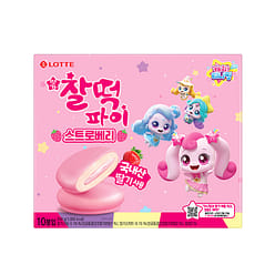 롯데 찰떡파이 스트로베리 250g 1 개