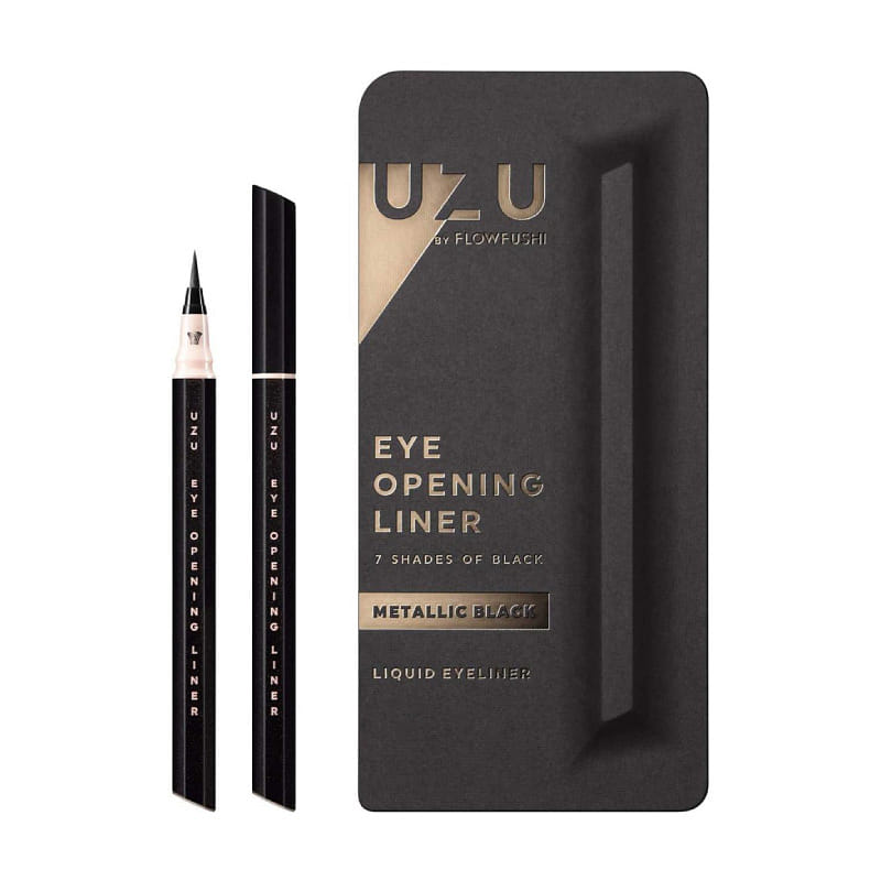 UZU BY FLOWFUSHI Eye Opening Liner  Liquid Metallic-black 1 phần