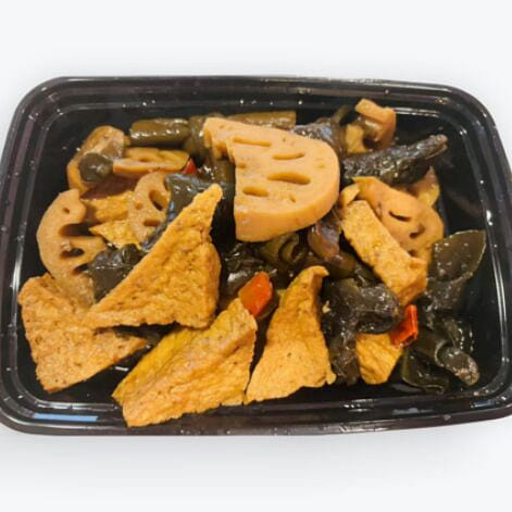 Spicy Tofu with lotus roots and kelp knots 1 phần