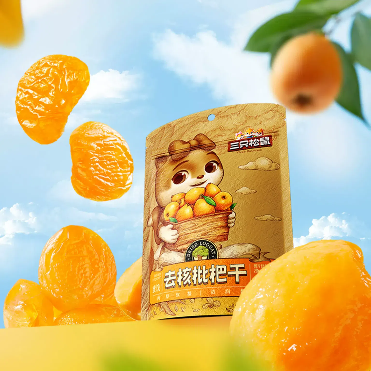 60g x 2 bags of pitted dried loquat 120 g