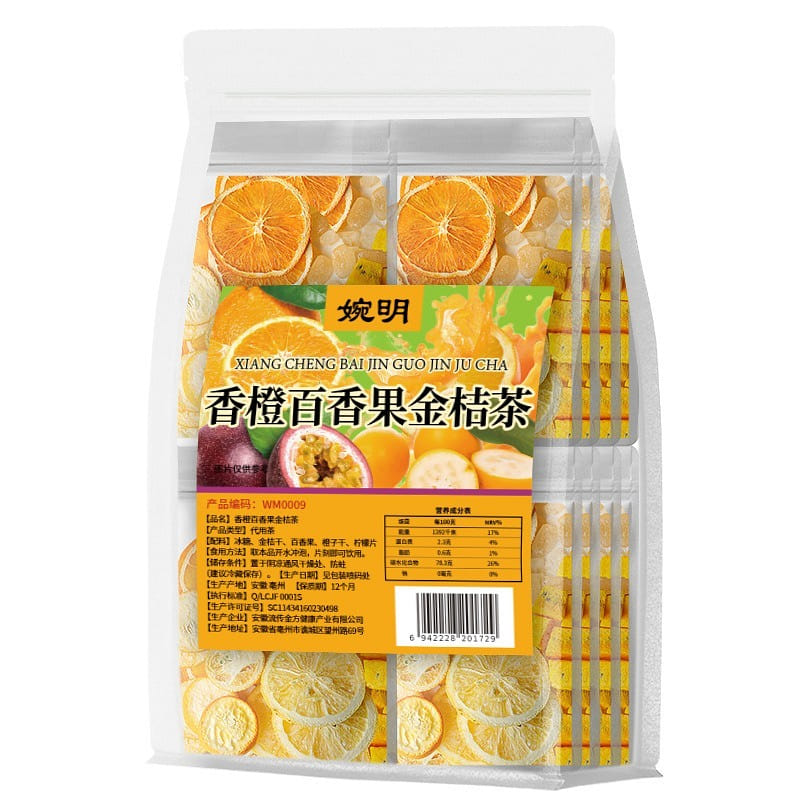 Wanming Orange Passion Fruit Kumquat Tea 300g 300 그램
