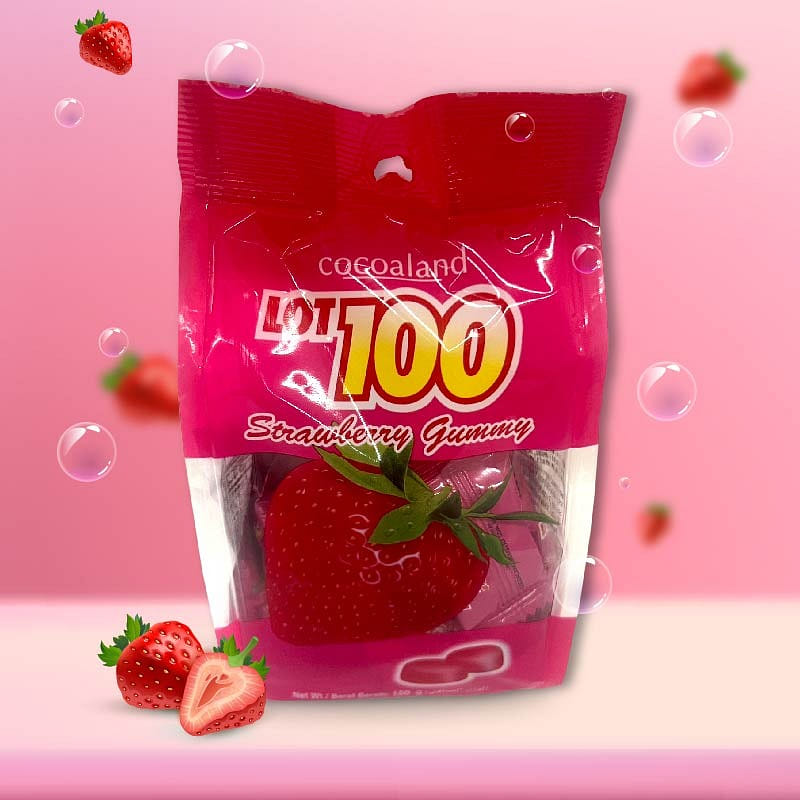Lot 100 Strawberry Gummy 5.29 oz