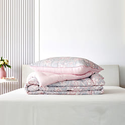 mumooroom 프리미엄 아비가일 한지 모달 플라워 차렵이불세트 - Pink (US Twin) 1 개