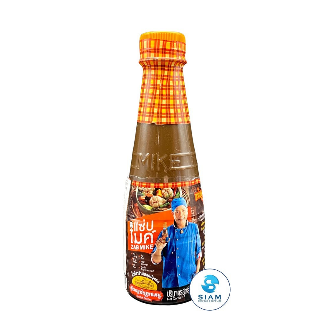 Zab Mike Pasteurized Thai Fermented Fish Sauce, All-Purpose Formular 11.16 온스