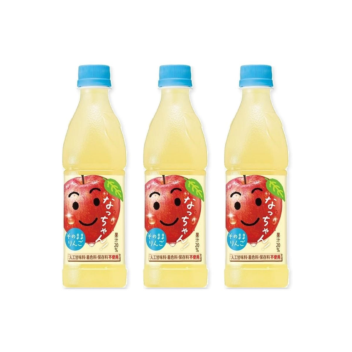 Suntory Nacchan Apple Juice 3 bottles 1275 ml