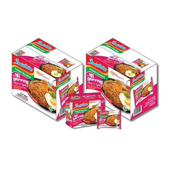 weee_dried_Indomie Instant Hot & Spicy Noodles (2x30 Packs) 1 count*60 pack