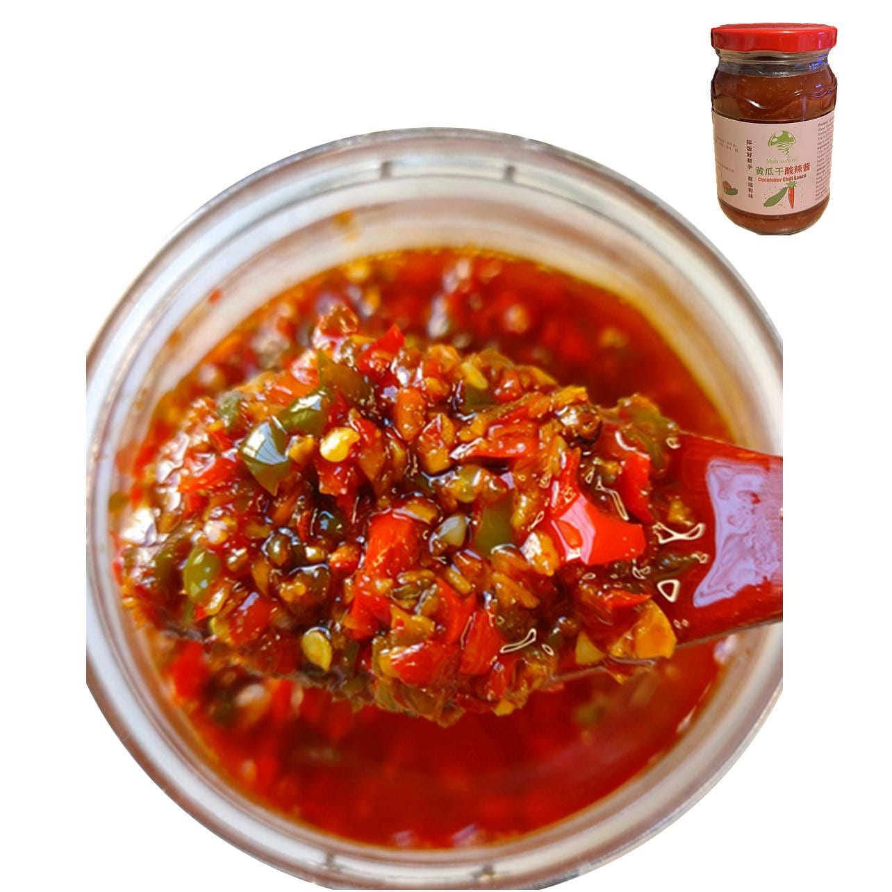 Cucumber Chili Sauce, Deliciously sour and spicy, unique preparation, exclusive 200 그램