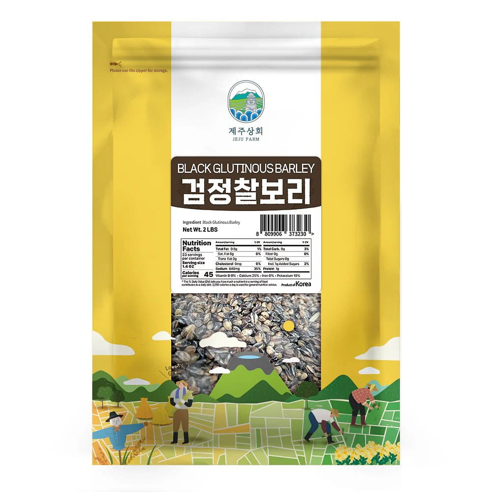 제주상회 검정찰보리 907g 907 그램