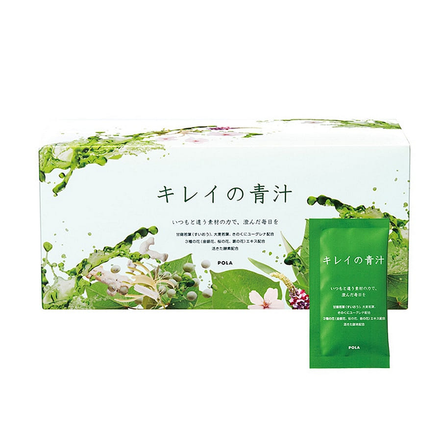 POLA 青汁補充纖維大麥若葉抹茶味90袋3個月量