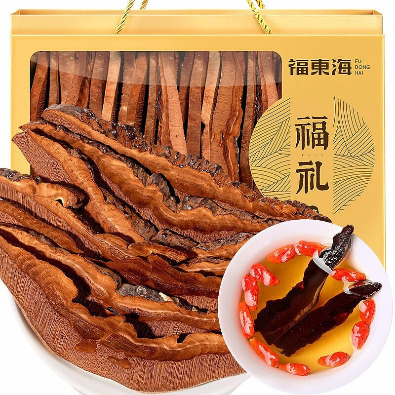【 Fudonghai product 】 Ganoderma lucidum wild growth natural quality slices 250g 250 그램