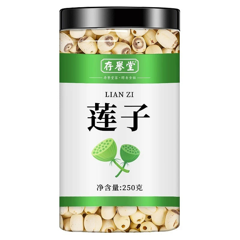 Jianning specialty, cored white lotus seeds, 250g 250 g